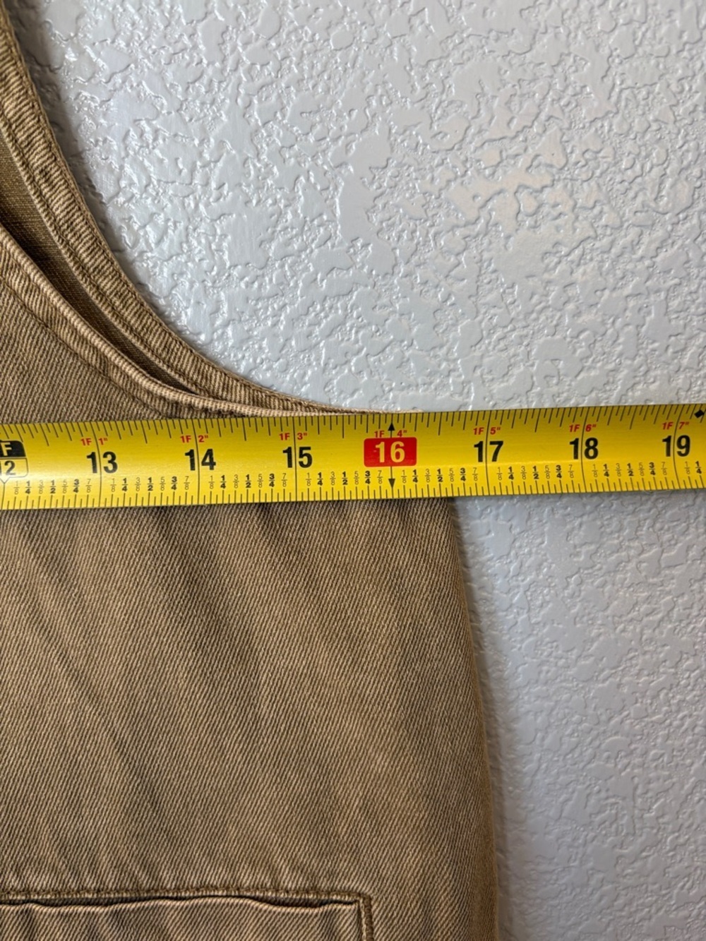 Zenana Outfitters Olive-Brown Cotton Denim Overall Dress - Picture 12 of 13
